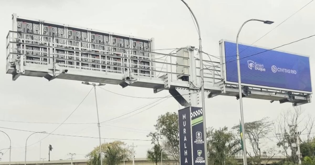 Muralha Digital é instalada na divisa entre Rio e Duque de Caxias